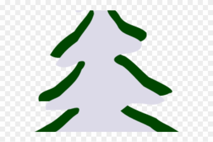 Pine Clipart Snow Tree - Png Download #1313974
