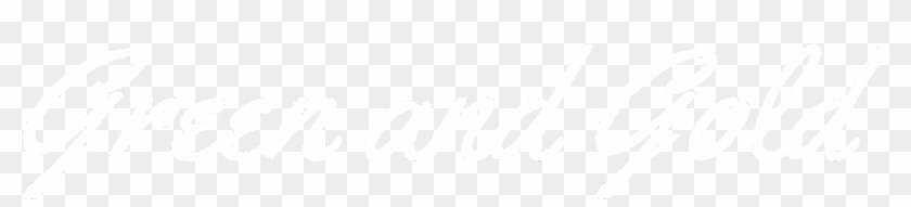 The Annual Green And Gold - Calligraphy Clipart