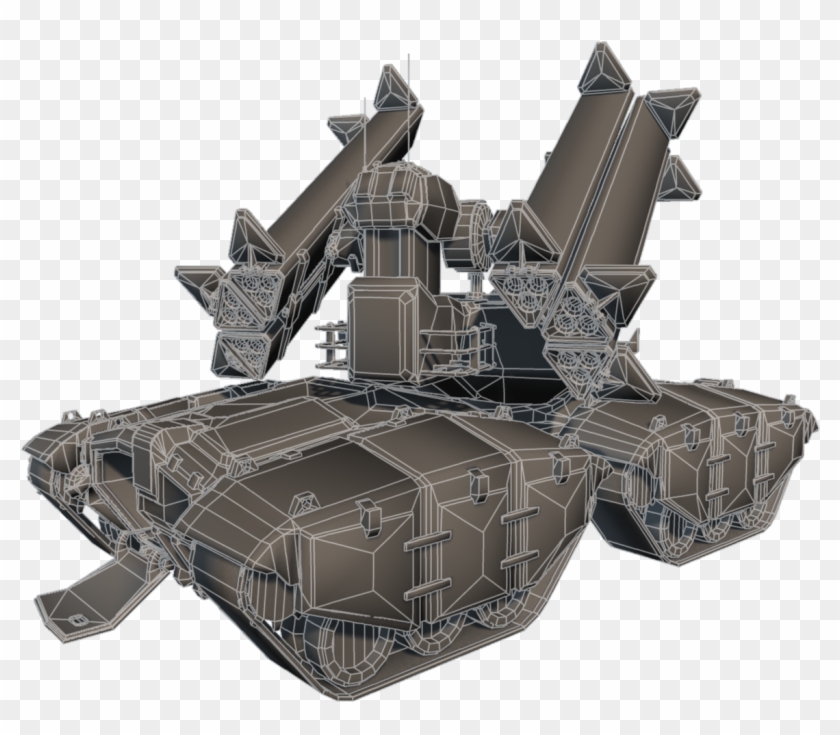 Lowpoly2 Wire - Tank Clipart