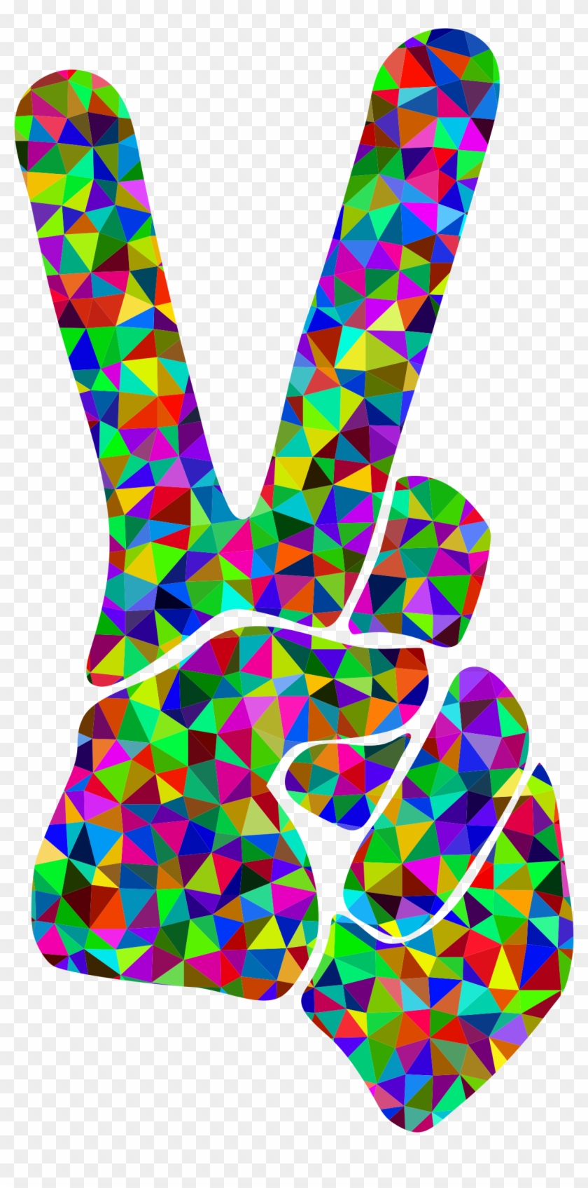 Peace Finger Transparent Background Clipart #1314160