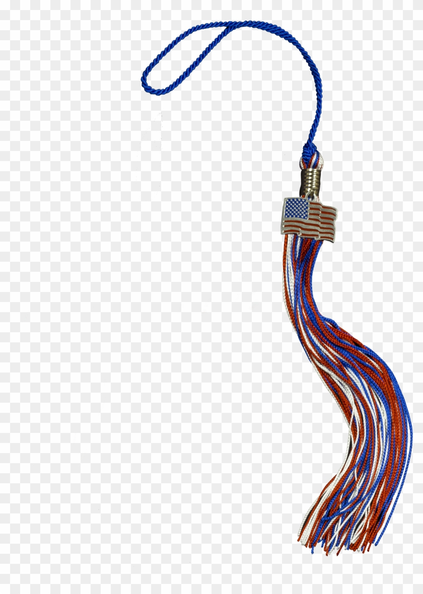 Tassel With Flag Medallion , Png Download Clipart #1314394
