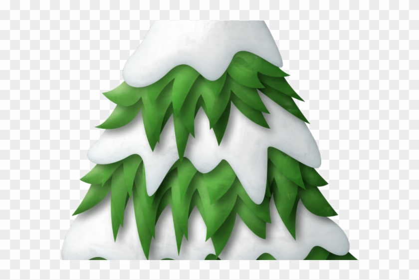 Pine Clipart Snow Tree - Winter Tree Clipart Png Transparent Png