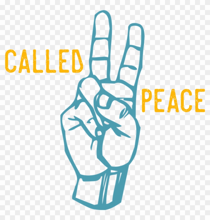 Practicing Peace In The Midst Of The Troubles Of The - Letter V In Sign Language Clipart