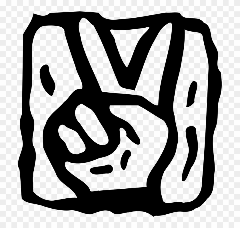 Peace Sign Clipart Finger - Finger Countdown - Png Download #1314655
