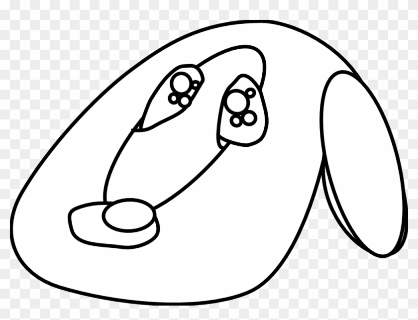 Cute Sad Dog Black White Line Animal 999px 82 - Coloring Book Clipart #1314714