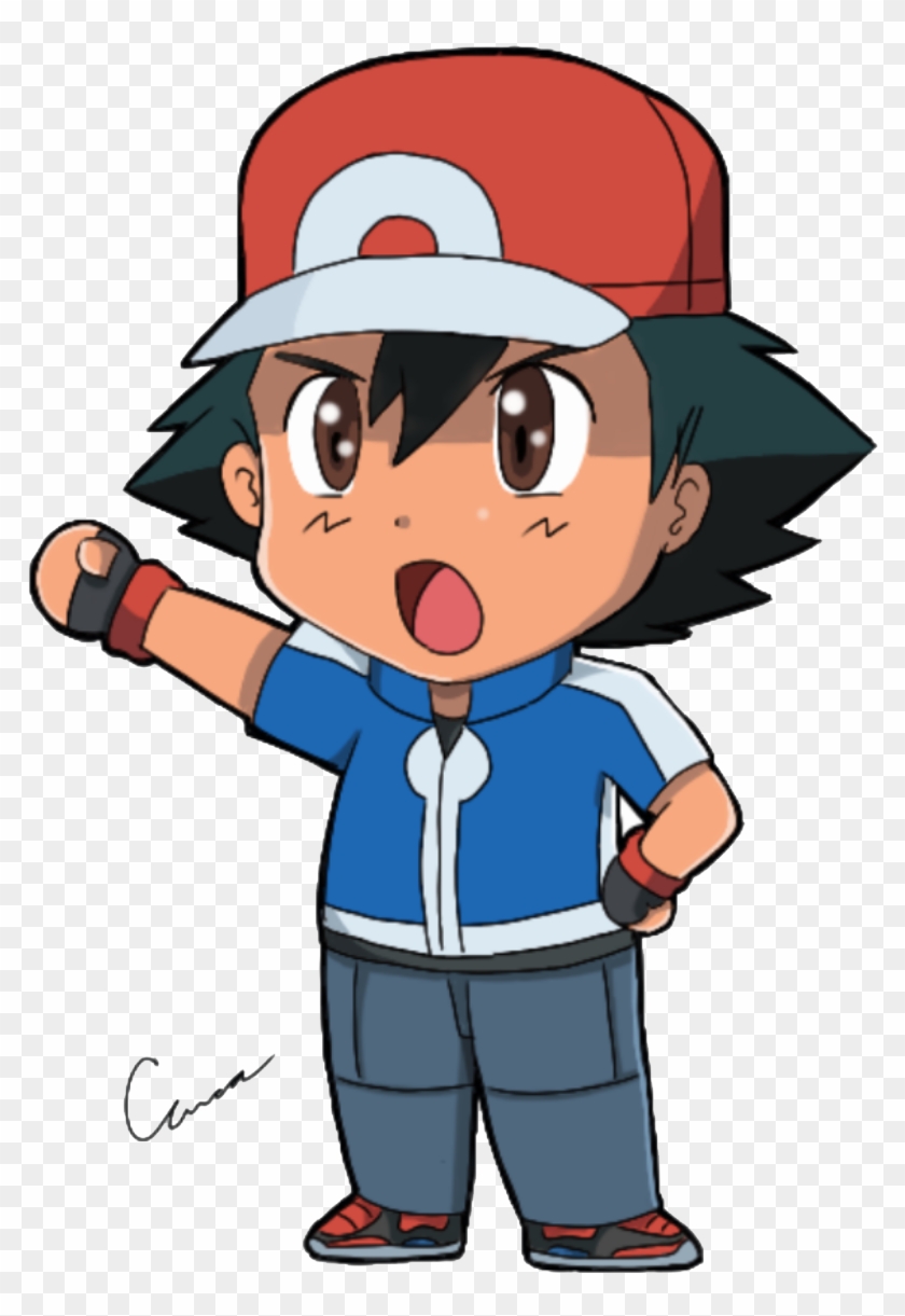 Ash Ketchum Chibi Png Clipart #1314775