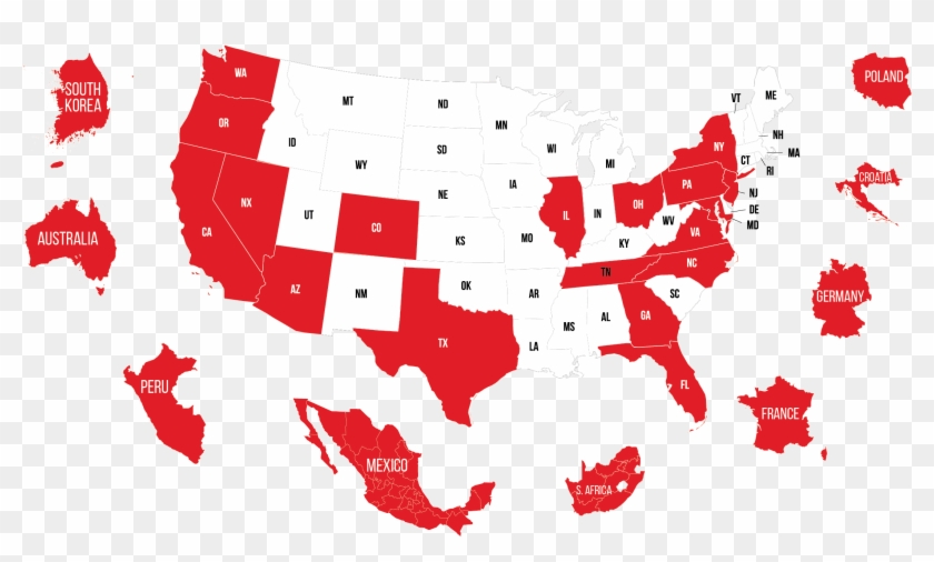 Usa Locations - Recreational Therapist Salary Clipart