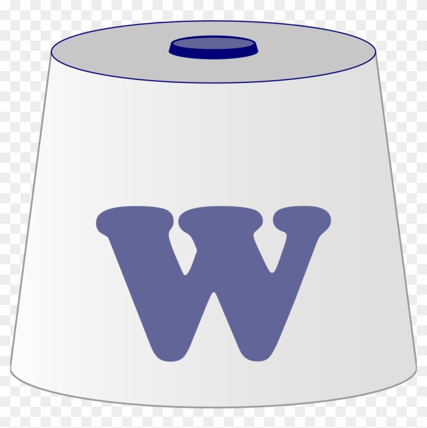 White Fez Blue Purple W No Tassel Clipart #1314958