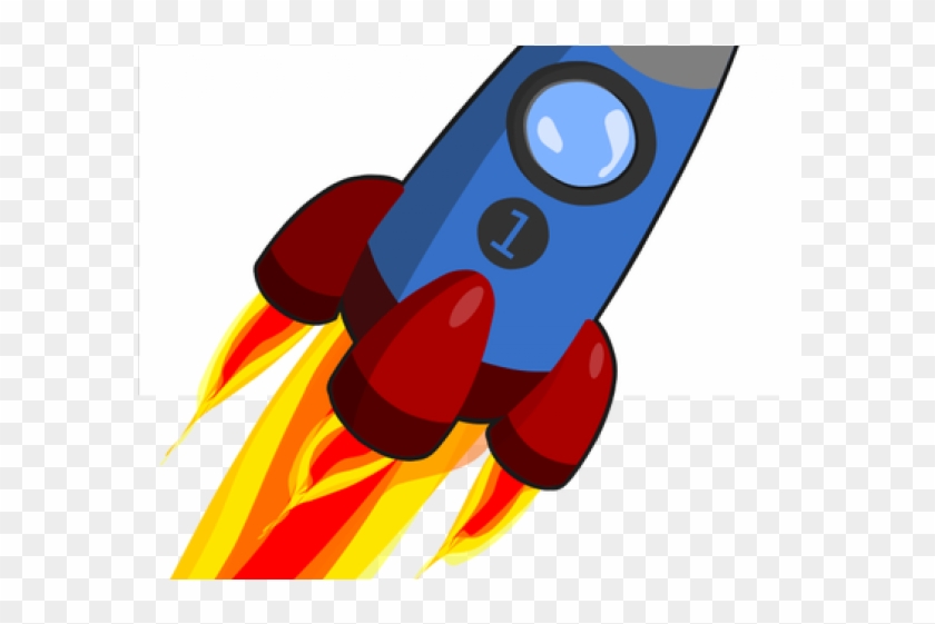 Missile Clipart Comic - Rocket Ship Transparent Background - Png Download #1314959