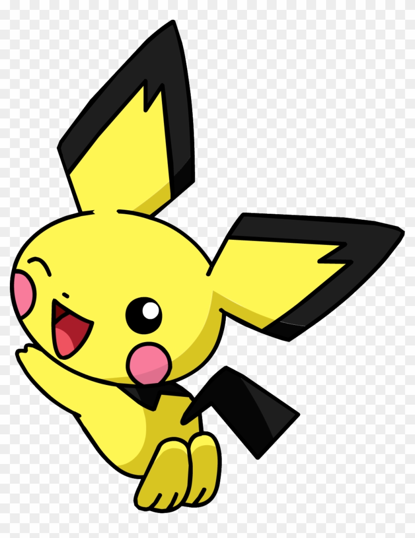 Anime Pokemon Transparent Png - Pokemon Pichu Png Clipart #1314962