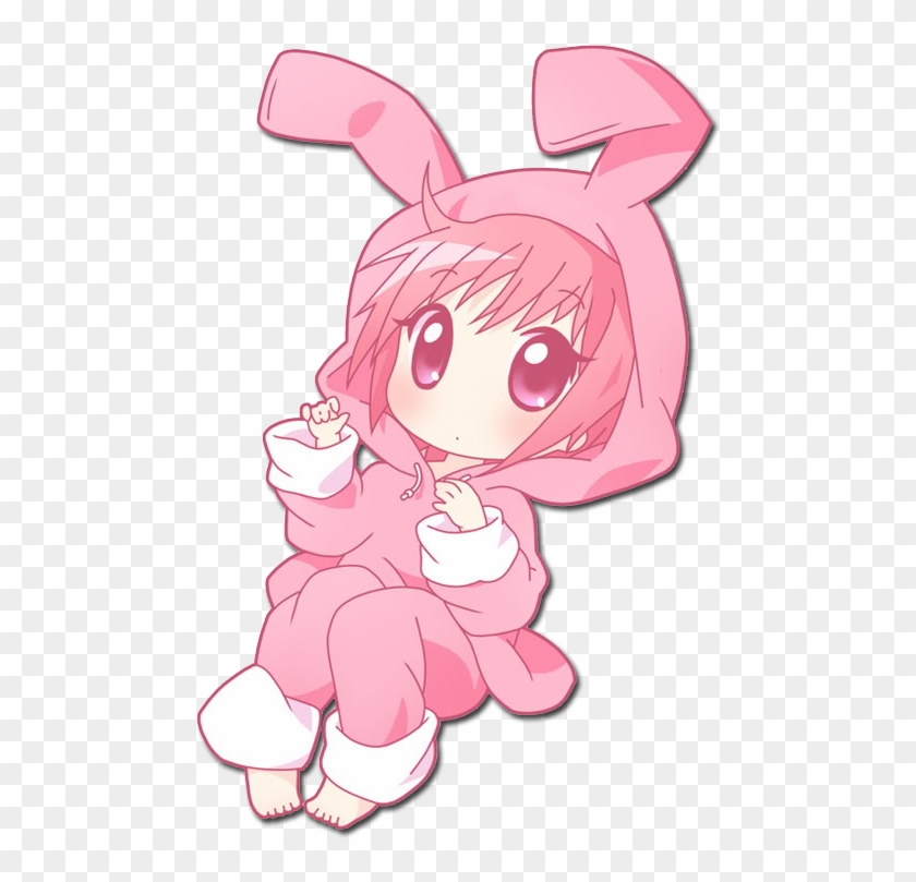 Anime Smile Gif Photo - Anime Bunny Girl Chibi Clipart #1315133