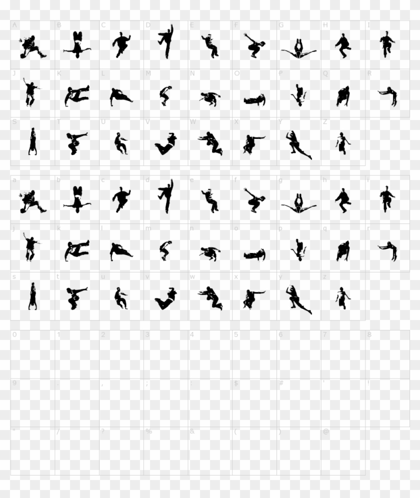 Parkour Font - Parkour Clipart
