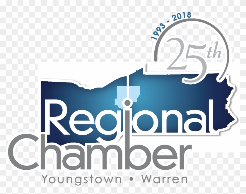 25th Anniversary Logo - Youngstown Warren Regional Chamber Clipart #1315668