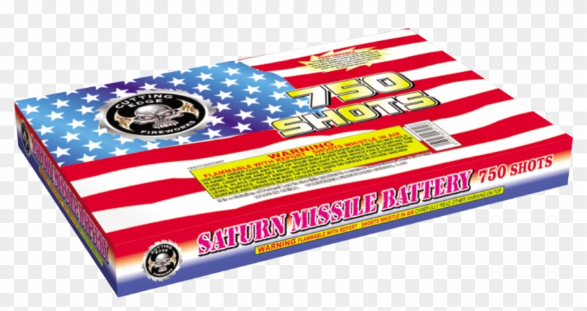 750 Shot Saturn Missile Battery - Flag Of The United States Clipart