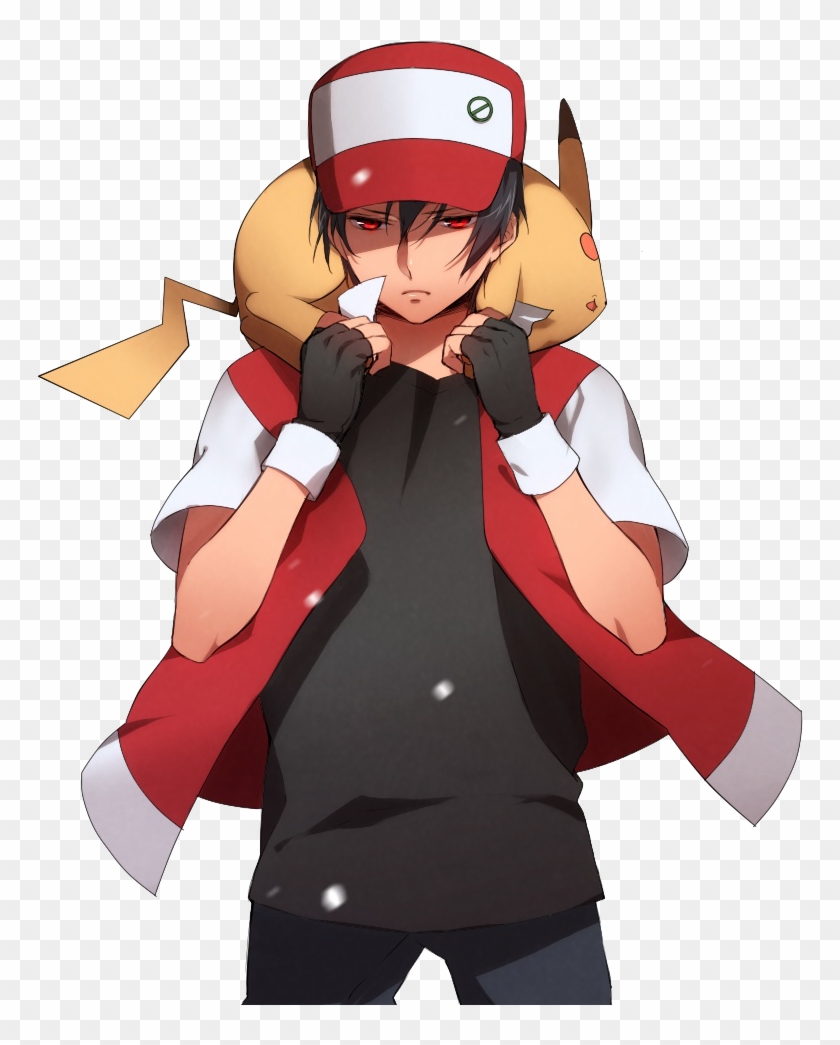 Pokemon Red Trainer - Red From Pokemon Clipart