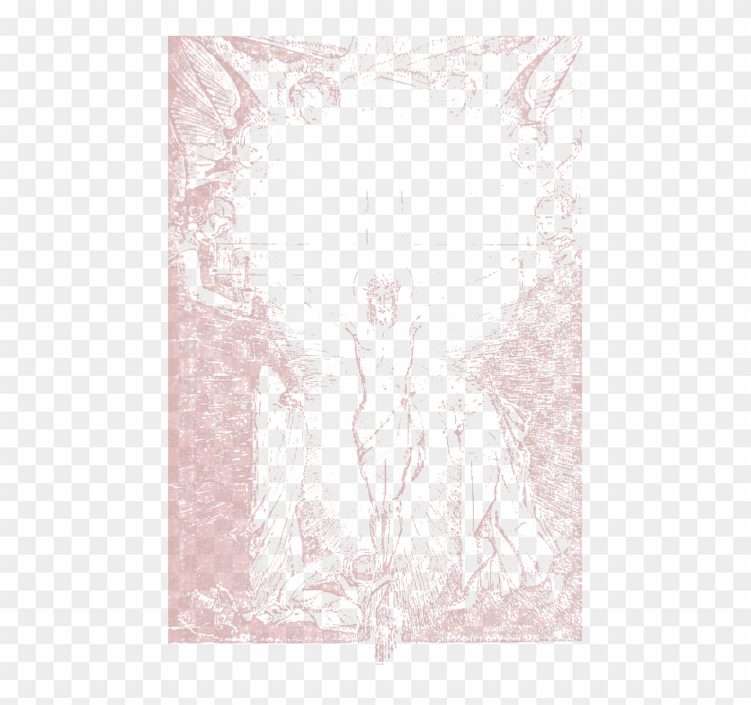 Secret Of Happiness Crucifixion Transparent - Sketch Clipart #1316083