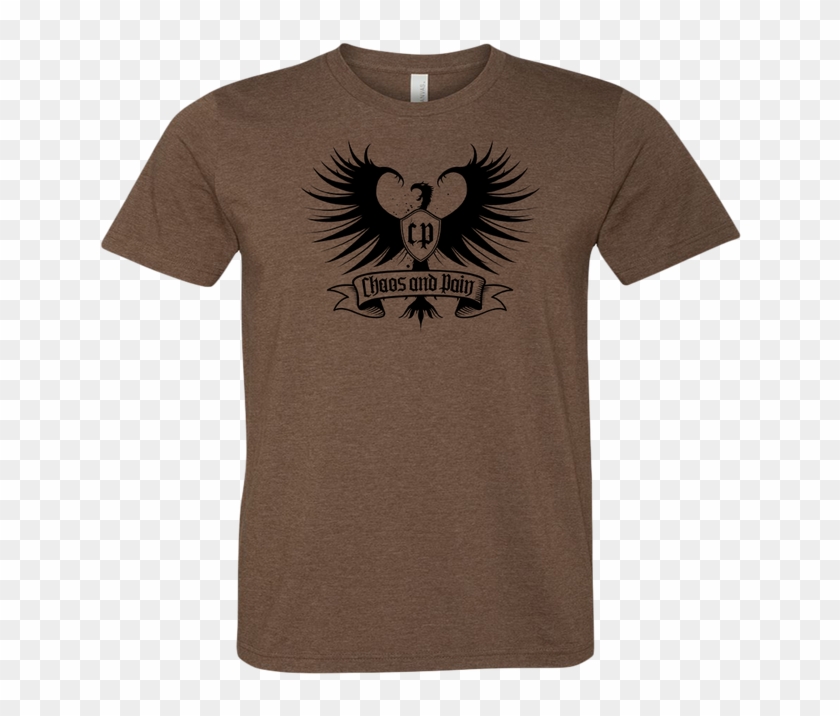 Chaos And Pain Tri Blend Mocha Brown T Shirt - Chaos And Pain Clipart #1316212