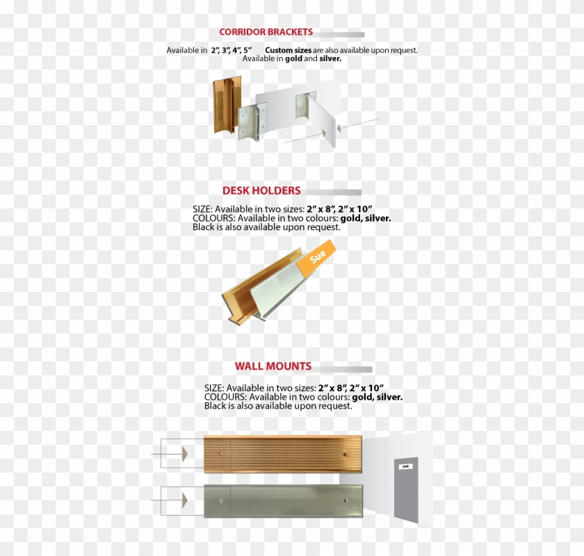 Nameplateholders - Table Clipart