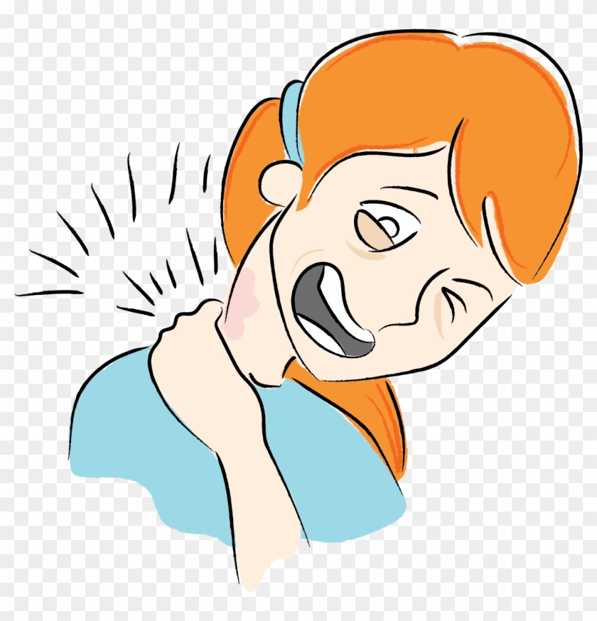 Illustrating This Pain In My Neck - Neck Pain Clipart - Png Download #1316353