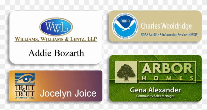 Sublimated Name Tags - Sublimation Printing Name Badges Clipart