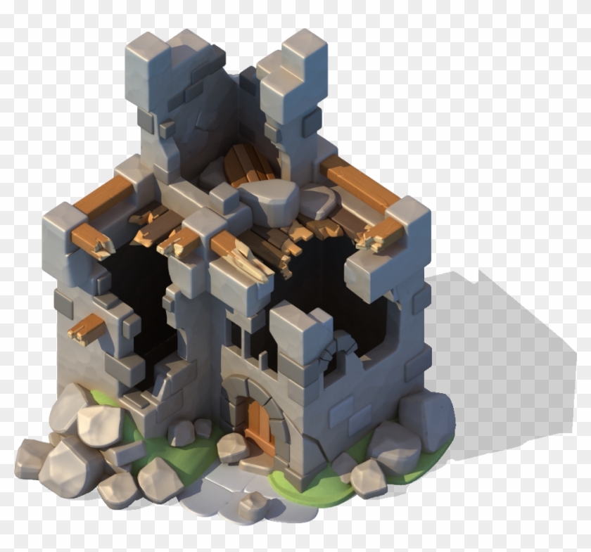 Siege Tower B - Scale Model Clipart #1316514