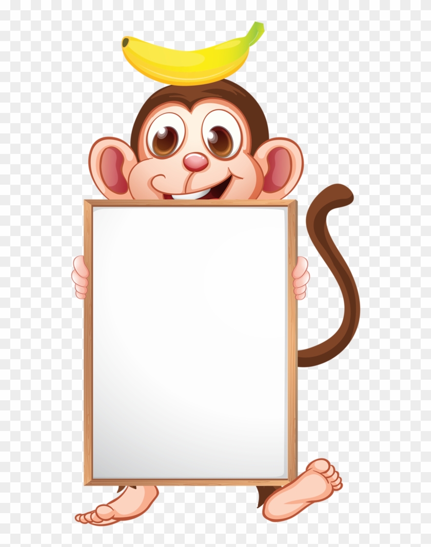 Tag Toppers - Name Tag With Animals Template Clipart