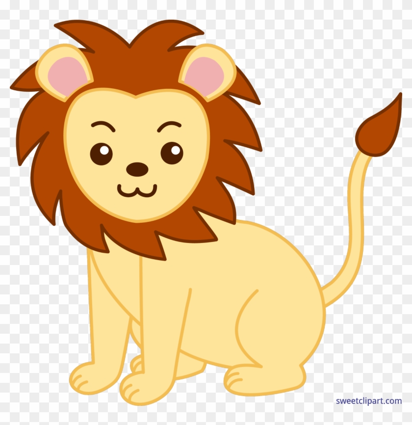 Cute Lion Clip Art - Png Download