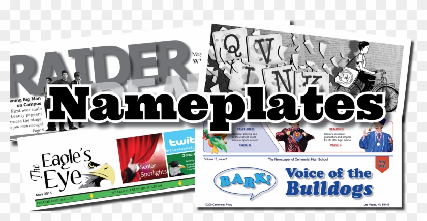 View Larger Image Creative Newspaper Names Newspaper - Newspaper Name Plate Design Clipart