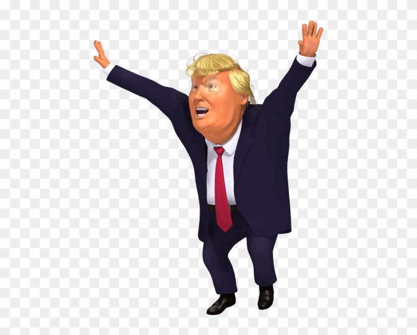 Fortnite Jubilation Trump 3d Caricature Png - Businessperson Clipart #1317176