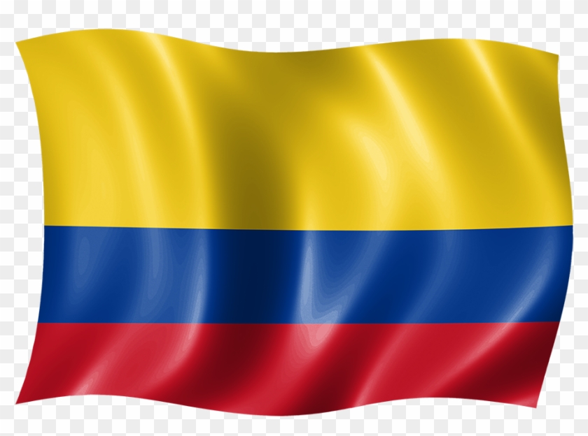 Colombia Bandera Png - Bandera Nacional De Colombia Clipart