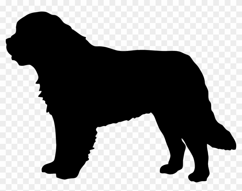 St Bernard Silhouette Png Clipart