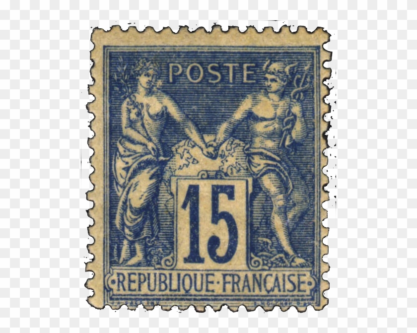 French Postage Stamp Correo, Filatelia, Monedas, Imprimibles - French Stamp Clipart #1317479