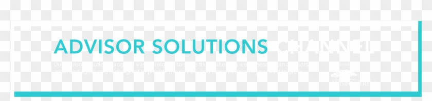 Advisor Solutions Channel - Cluttons Clipart
