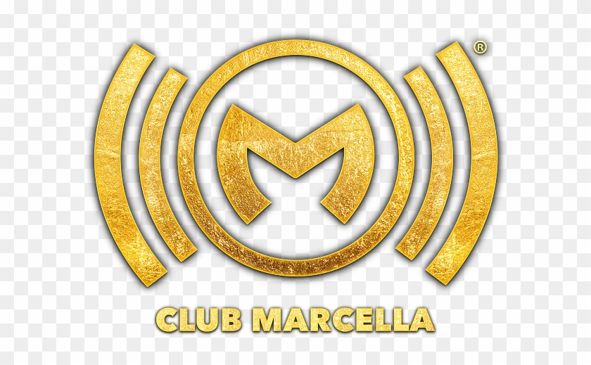 Club Marcella Gold Logo Set Up - Emblem Clipart #1317607