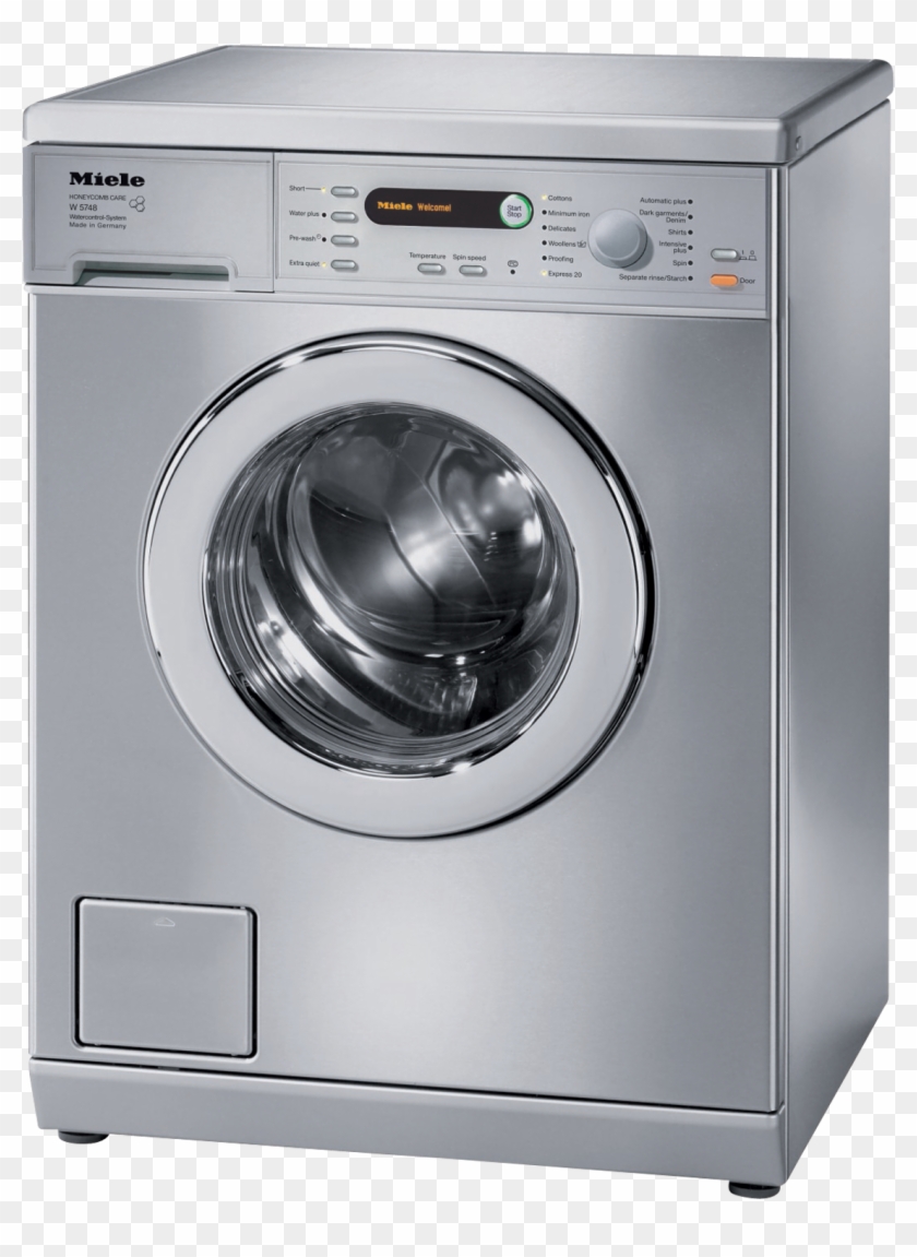 Washing Machine Png - Miele Washing Machine Silver Clipart