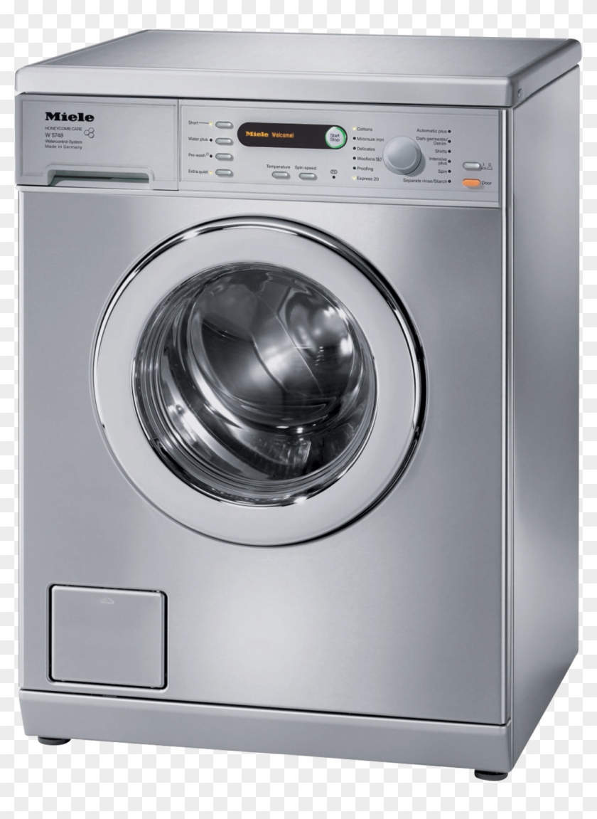 Washing Machine Png - Miele Washing Machine Silver Clipart #1318044