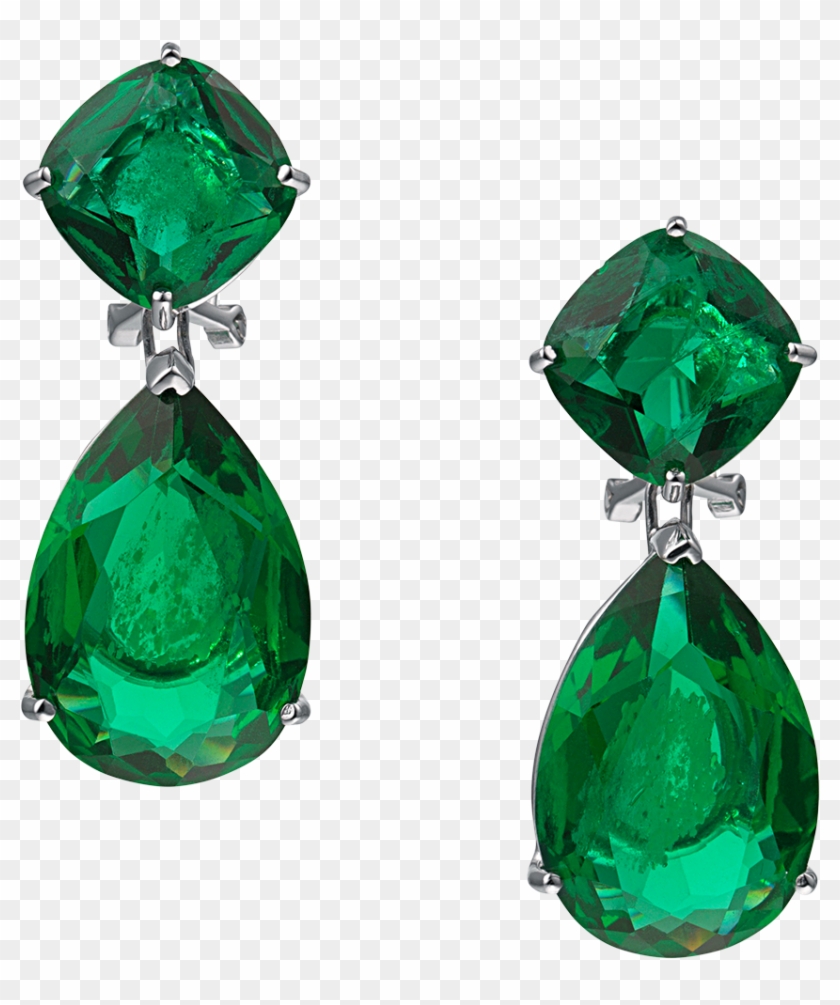 Banner Royalty Free Download Angelina Omega Green Earrings - Silver Green Earrings Clipart #1318114