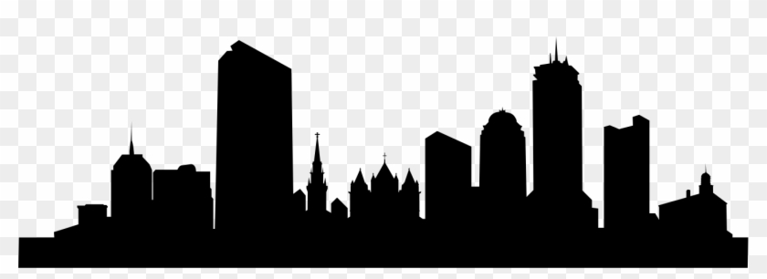 Maxwell Dworkin 136 33 Oxford Street Cambridge, Ma - Boston Skyline Silhouette Clipart