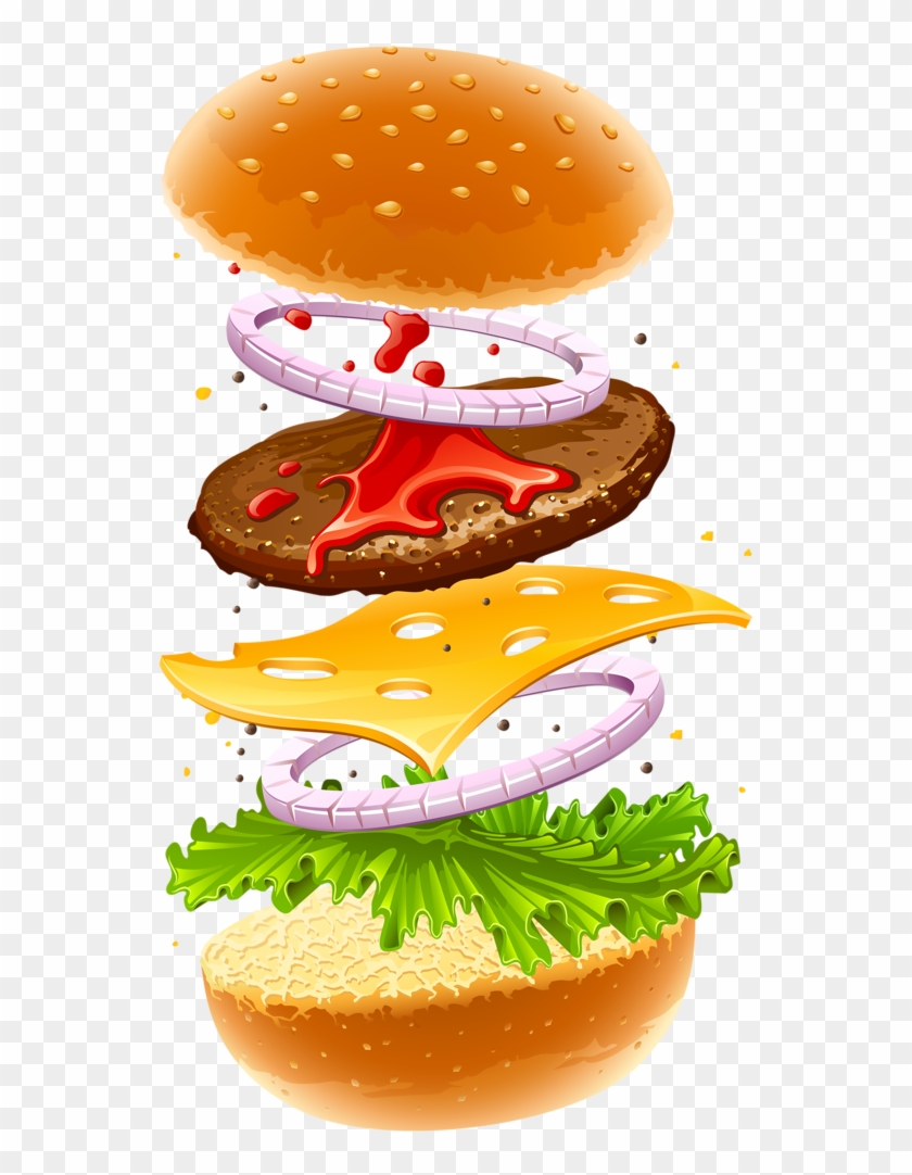 Menu Cantine, Papier, Nourriture, Ferraille, Découpage - Hamburger Cheese Clipart #1318255
