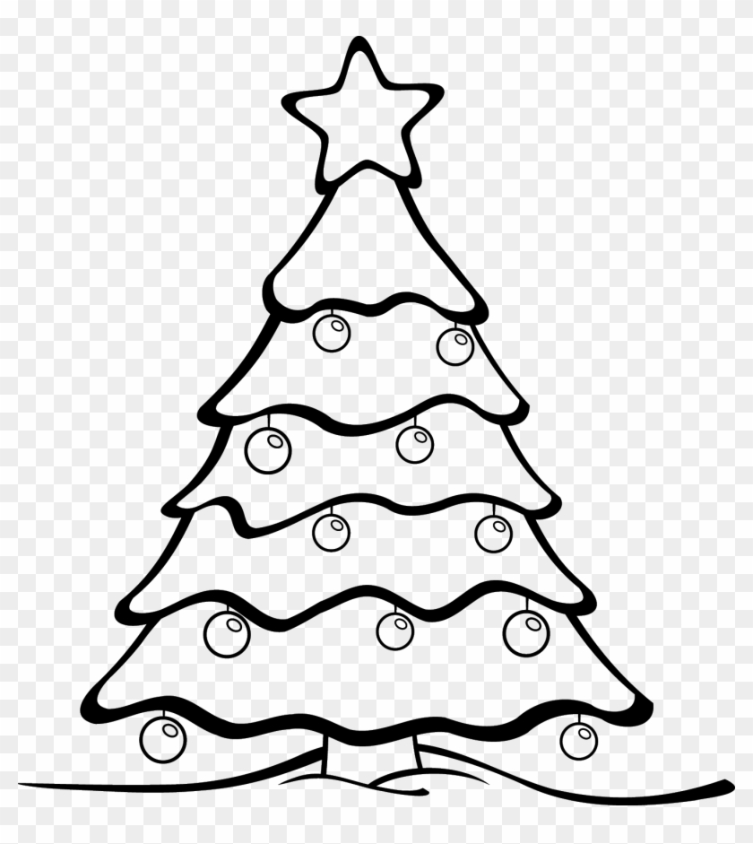 15 Math Tree Clip Art - Christmas Tree Drawing Small - Png Download #1318336