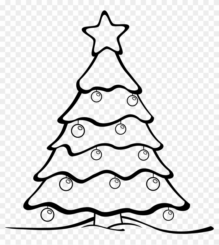 15 Math Tree Clip Art - Christmas Tree Drawing Small - Png Download