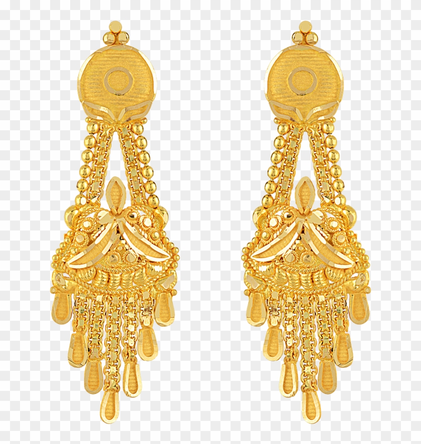 Gold Earring Png - Earrings Clipart