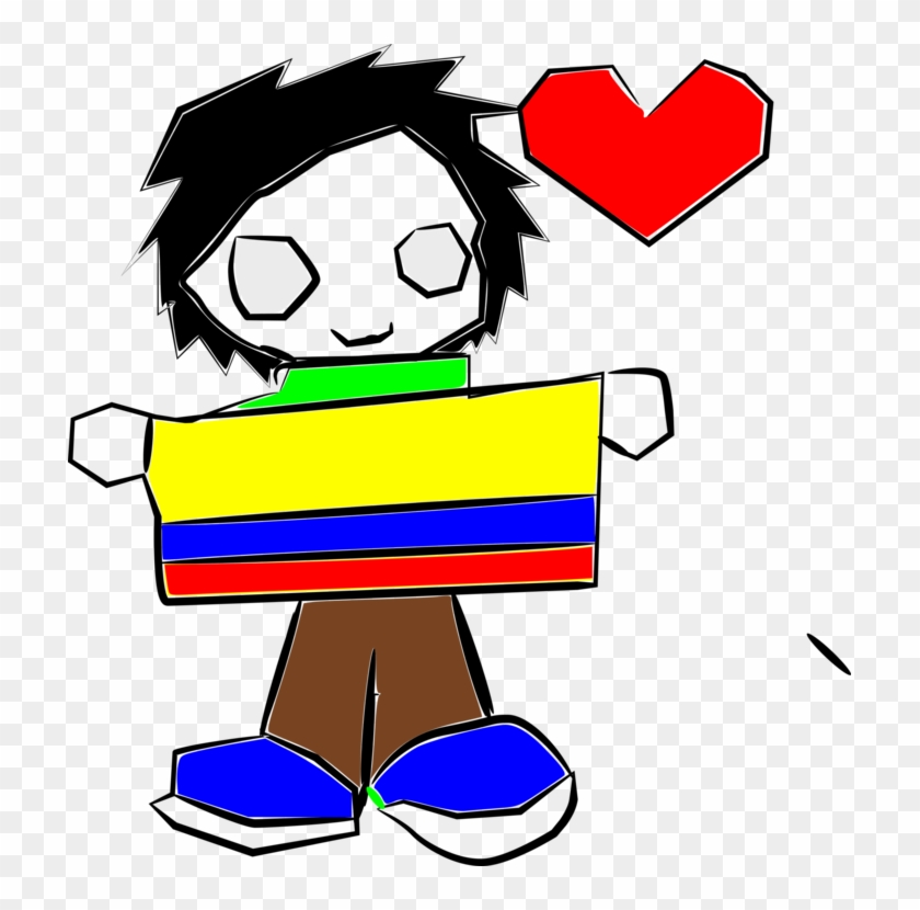 T-shirt Drawing Emo Line Art Download Free Commercial - Clip Art - Png Download