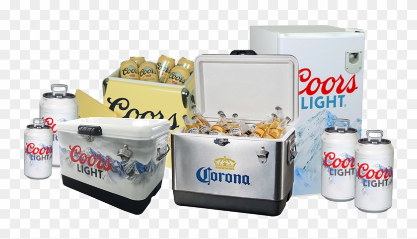 Keep It Cool With Coors Light Compact Fridge, Coolers - Corona Extra Clipart #1318961