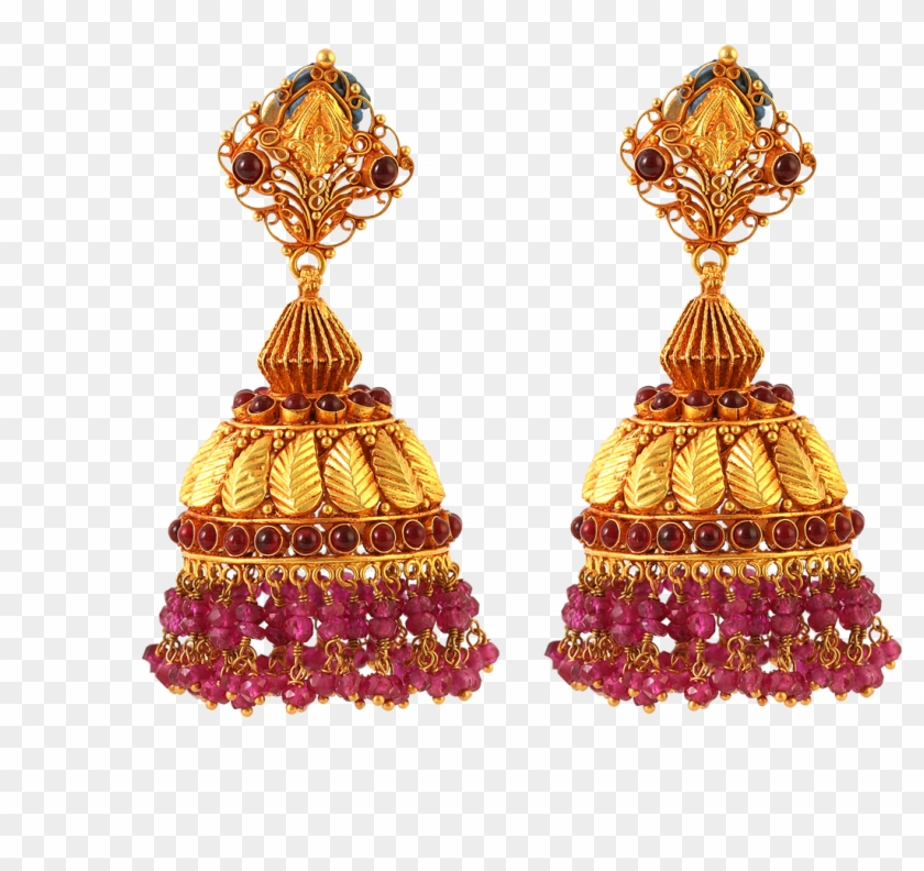 1200 X 1200 19 - Lakshmi Jhumkas Gold Clipart