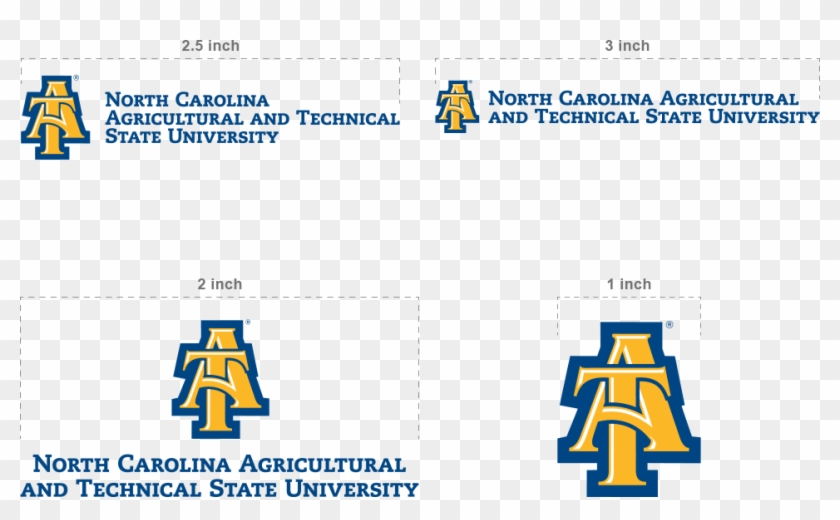 Showing Nc&t Logo - North Carolina A&t State University Clipart #1319252