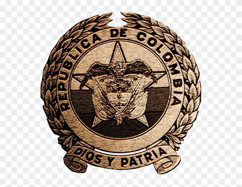 Génesis Del Escudo Y La Bandera De La Policía Nacional - Emblem Clipart