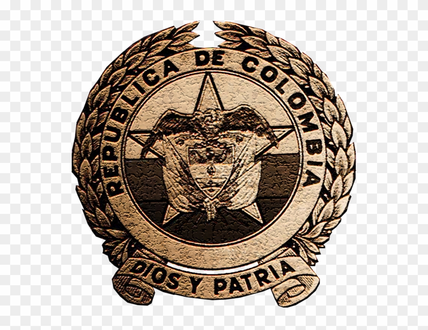 Génesis Del Escudo Y La Bandera De La Policía Nacional - Emblem Clipart #1319307