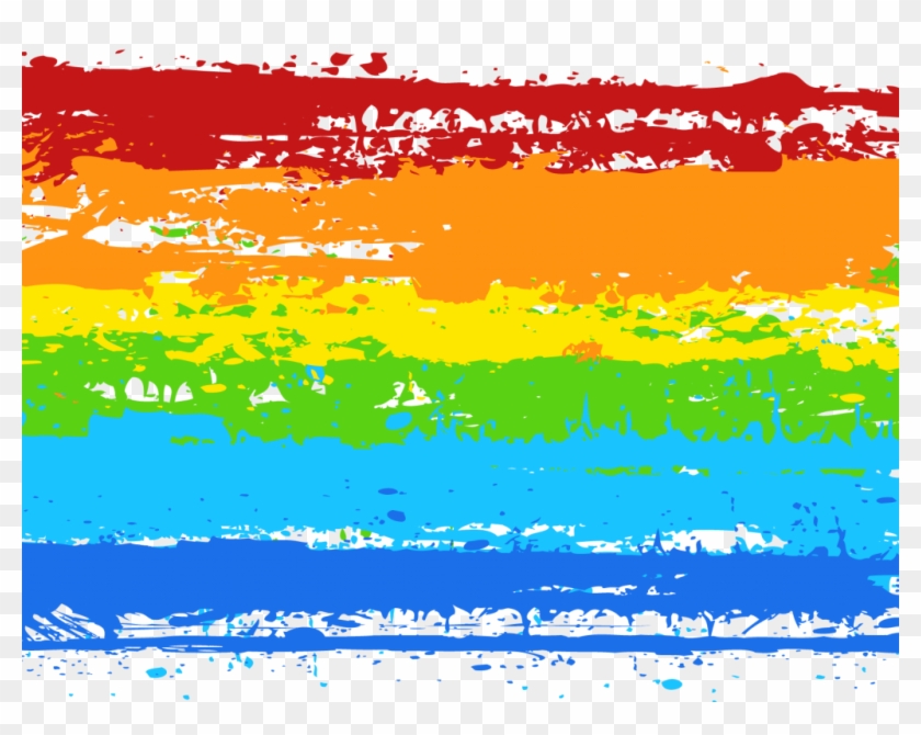 Rainbow Grunge Paint Banner 7jfp5z Converted Clipart