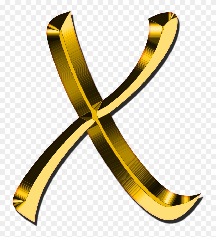 Capital Letter X - Illustration Clipart